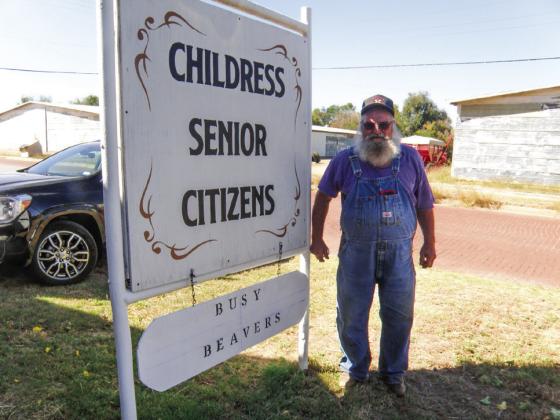 The familiar Childress Senior Citizens Center sign now has a new addition – one denoting the group’s name, Busy Beavers. James Votaw, a regular Childress Senior Citizens Center activities participant, painted and attached the sign. The original sign was made by the late Barney Gilley.