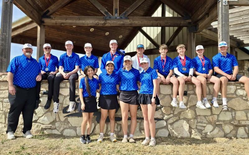 The Childress High School golf teams compete in the Childress Invitational at Stoney Ridge Golf Course, where the Bobcats took a second-place team finish, thanks to a second-place individual finish by Tyler McGee and a third-place individual finish by Ashton Preston. Childress Bobcat Boosters