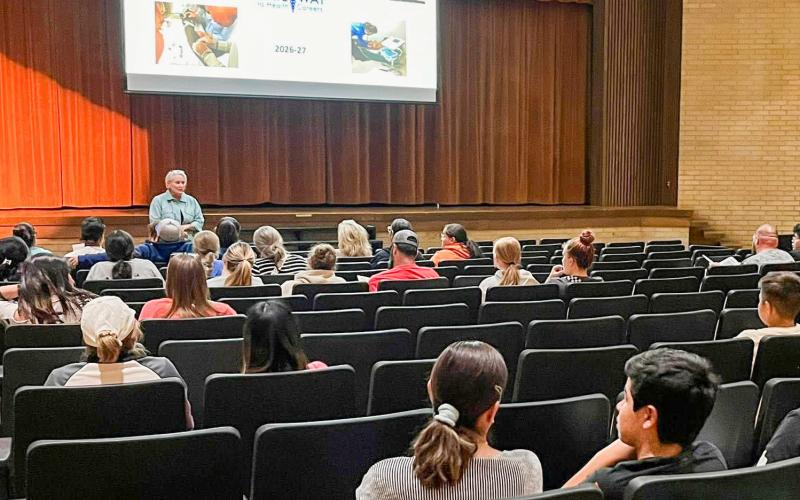 Incoming freshmen students and their families meet with Memphis High School Counselor Karen Rothwell to go over graduation requirements, college and career planning and course offerings, as well as select their classes for the upcoming 2026-2027 school year. Families unable to attend the meeting should contact Rothwell, 806-259-5910 or krothwell@memphisisd.net, to schedule an appointment.