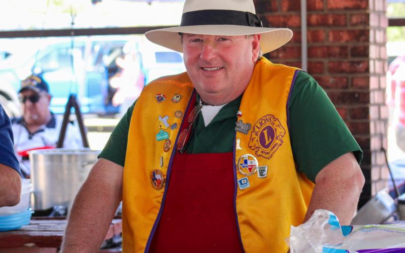The Memphis Lions Club hosts the 70th Annual Park Opener Friday, May 8 at the Memphis City Park, welcoming dozens for a barbecue-hamburger meal, as well as entertainment by the Memphis High School band and raffle-style prize giveaways provided by local businesses. ELIZABETH TANNER/THE GREENBELT INTREPID