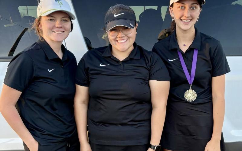The Memphis Lady Cyclone golf team competes in the Spring Preview Monday, March 3 at Palo Duro Creek Golf Course in Canyon, where Lillie Ollinger took a fifth-place individual finish. Memphis ISD