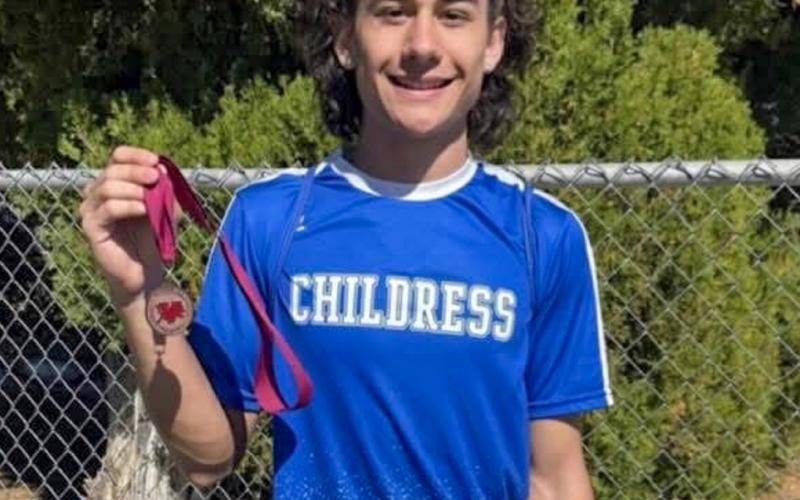 Afton Tipa is the consolation bracket champion at the recent Vernon Tennis Tournament Thursday, Feb. 26 at the Hillcrest Community Center.