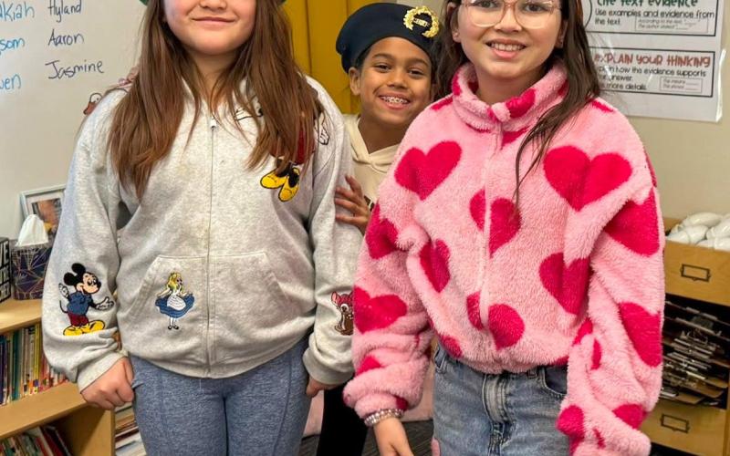 Childress Elementary School puts on their thinking caps