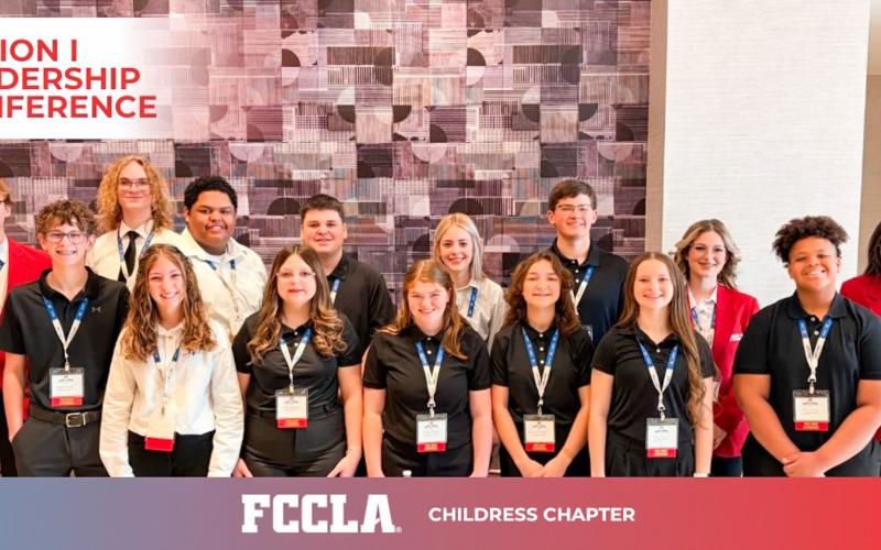 Childress High School (CHS) Family, Career and Community Leaders of America (FCCLA) members compete at the Region I Leadership Conference Thursday, Feb. 26-Friday, Feb. 28 at the Abilene Convention Center. Childress FCCLA
