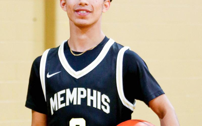 ABEL VILLA Seven Memphis Cyclones were recently selected to all-district basketball lineups, including First Team selections Armando Saenz and Abel Villa, seniors, and Honorable Mentions Donte Henderson, freshman, and Dresden Johnson, Eli Martin, Ethan Perkins and Ismael Rodriguez, seniors. For additional all-district photos, see page 3B of this week’s edition of The Sun. Memphis High School