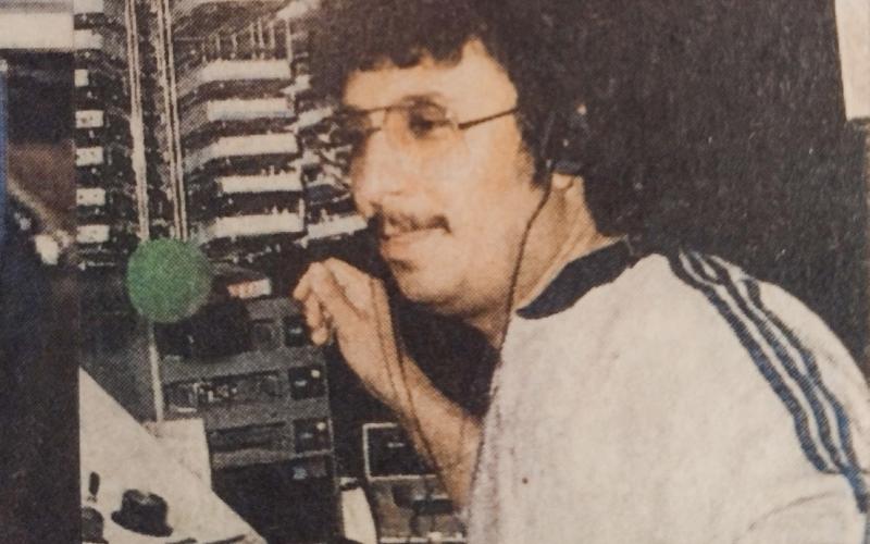 Fernando “Cricket” Garcia began as a part-time radio personality at KLSR in 1982, broadcasting the region’s first Spanish radio show. Courtesy Phoot