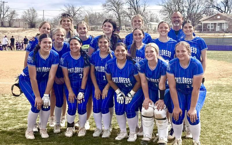The Childress Lady Cats ended their historical season in the area round, falling to the Coahoma Bulldogettes in a 5-1 final Saturday, May 2 in Stamford. Pitching, Ansley Parr went seven innings, surrendering five runs on four hits, striking out 11 and walking four. KJ Felton, Carlee Martin and Kensi Mock each collected one hit for the Lady Cats. COURTESY PHOTO