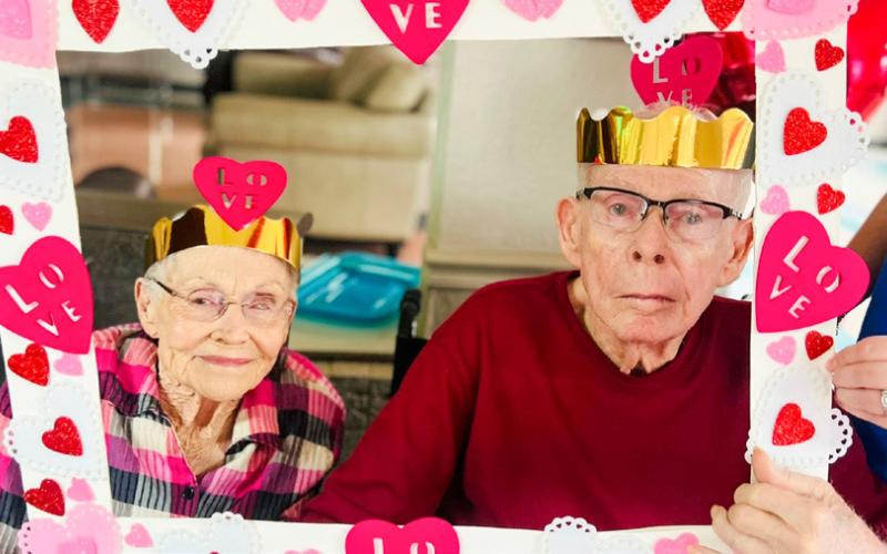 Local nursing homes crown Valentine’s Day royalty