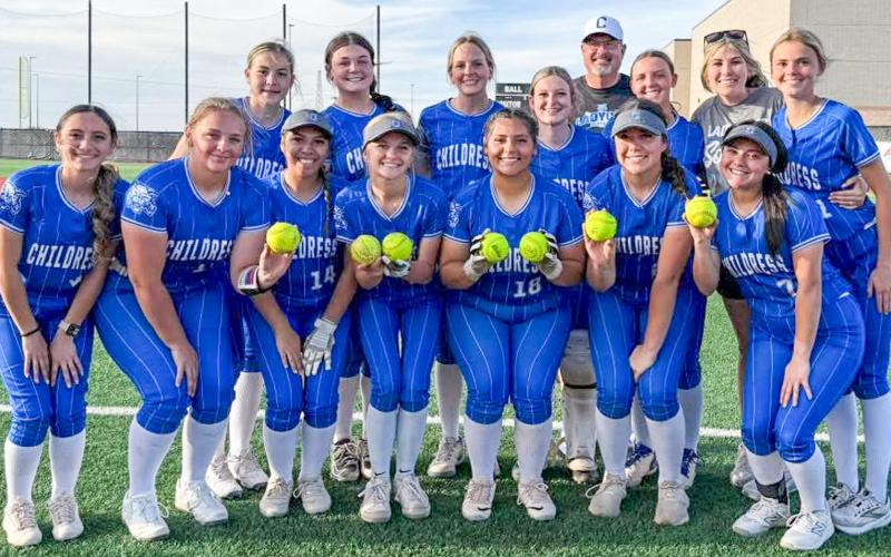 The Childress Lady Cats rack up seven home runs in an 11-9 win over Bushland Tuesday, April 2 in Bushland. Childress Lady Cats
