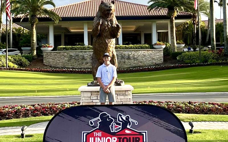 Childress’ Tripp Hunter competes in Junior Under ArmorTour