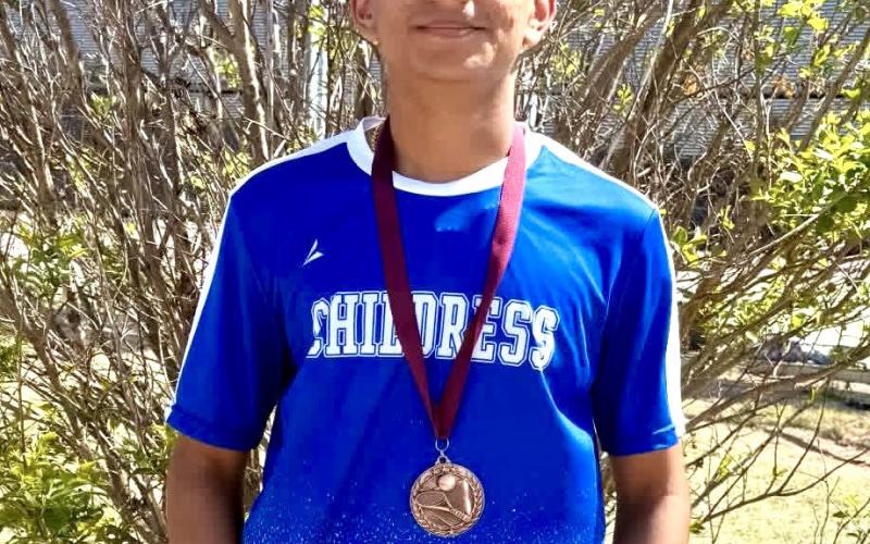 Childress’ Preet Bhakta takes a third-place finish at the Seymour Childress Bobcat Boosters