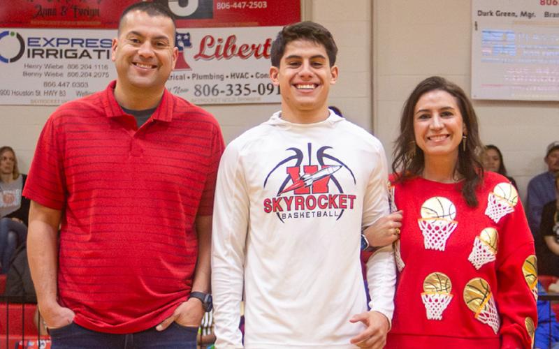 Noah Cantu is the son of Jermaine and Ashly Cantu. He has played varsity basketball for the Rockets for three years. After high school, Noah plans to attend Texas Christian University or Oklahoma State University to major in nursing.