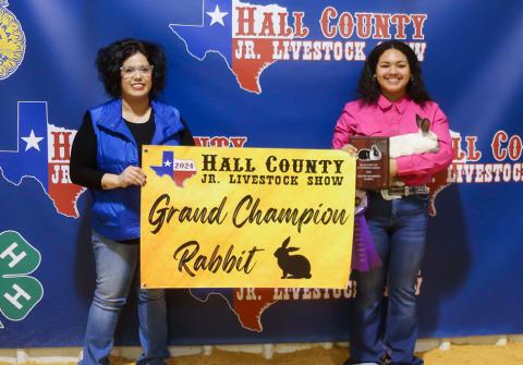 Keona Pierson, Grand Champion Rabbit KKR Photography