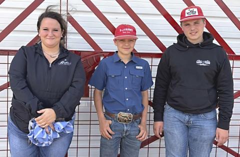 Wellington Future Farmers of America (FFA) members competed Friday, April 10 at the Area 1 Cotton Judging Contest in Slaton where they placed seventh overall. From left: Brecklyn Powell, ninth high individual; Wade Patterson; Kane Waters.