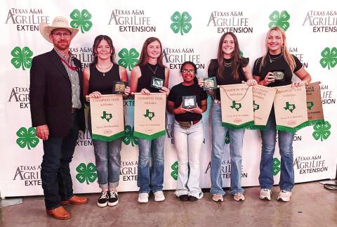 Hall County 4-H dominates Soil Judging competition atTexas 4-H Roundup