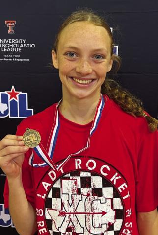 Wellington’s Taytum Kane advances to the UIL Cross Country State Championships following a seventh-place run at the UIL Region 1 Cross Country Championships Monday, Oct. 21 at Mae Simmons Park in Lubbock. Courtesy Photos