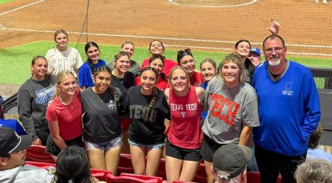 The Childress Lady Cat softball team takes a trip to Rocky Johnson Field in Lubbock, where they watched the Texas Tech Lady Raiders compete in the Jeannine McHaney Memorial Classic. Tech finished with a 6-0 sweep, taking down Abilene Christian University (24-0), North Texas University (10-2, 7-2), Texas A&amp;M University–Corpus Christi (18-0, 24-1) and the University of Detroit Mercy (9-0). Coaches Corner