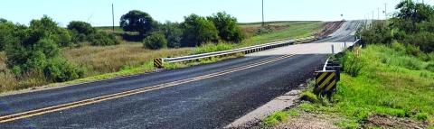FM 338 construction progressing east of Wellington