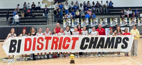 Lady Rockets dominate Lady Elks for bi-district championship