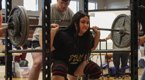 Lady Cyclones compete in Childress powerlifting meet