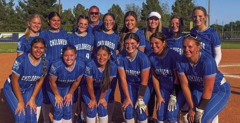 The Childress Lady Cats shutout Tulia in a 18-0 senior-night win Tuesday, April 15 in Childress. Courtesy Photo