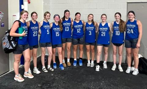 The Childress Lady Cat basketball team polishes up their skills at the 2024 Lubbock Christian University (LCU) Red Division Team Camp Thursday, June 20-Saturday, June 22 in Lubbock. Courtesy Photo