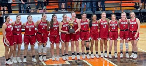 The Wellington Lady Rockets take down Vega in a Class 2A regional quarterfinal clash Tuesday, Feb. 20 at Caprock Activity Center. Courtesy Photo
