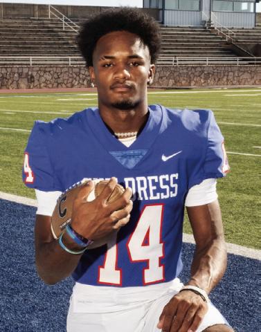 Lamont Nickleberry, Childress, Senior, All-Team Offense, Wide Receiver Statham Photography