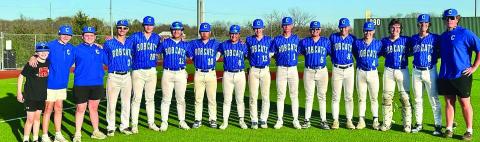 The Childress Bobcats take a 2-2 finish in the Bowie Tournament Thursday, March 6-Friday, March 7 in Bowie, amassing wins over Henrietta, 7-4, and Vernon, 8-2, and taking loss to Grand Saline, 7-4, and Bowie, 11-4. By Elizabeth Tanner Courtesy Photo