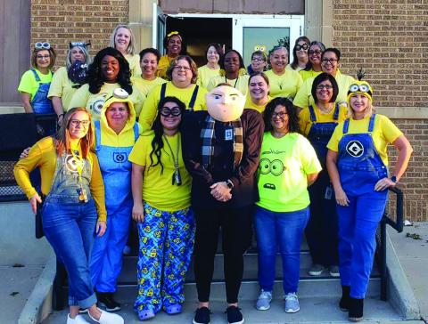 Dynamic duos show off school spirit