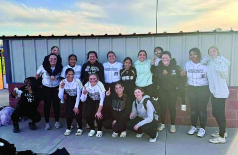 The Memphis Lady Cyclones sweep the recent Lockney Tournament, going 3-0 in tournament play with wins over Kress, Lockney and Olton, Saturday, Feb. 22. Memphis ISD