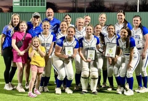 Earning the tournament championship, as well as Tournament Most Valuable Player honors, the Childress Lady Cats go 6-0 at the Floydada Tournament Thursday, Feb. 26-Saturday, Feb. 28. Shelby Parr