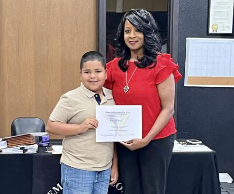 Titus Casas, Third Grade