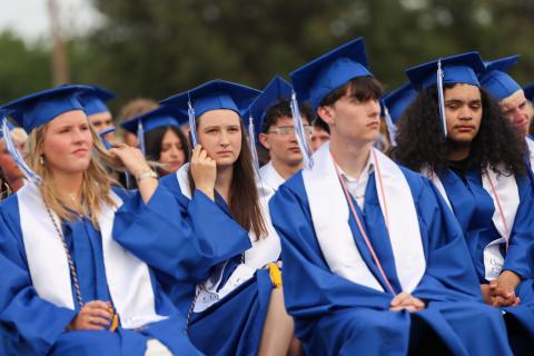 The Childress High School Class of 2025 graduates with over $1.3 million in scholarships Friday, May 23 at Fair Park Stadium. 