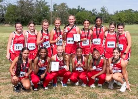 Front row, from left: Lady Rockets Sabrina Segovia, Angela Lewis, Taytum Kane, Kobee Lewis, Aleah Lewis, Anna Henard. Back row, from left: Lady Firecrackers Abbygale Torrez, Jessalee Peters, Halle Hedrick, Ava Kate Inman, Kaesyn Kane, Claire Kane, Priscilla Marentes, Evie Henard, Quinn Roberson.