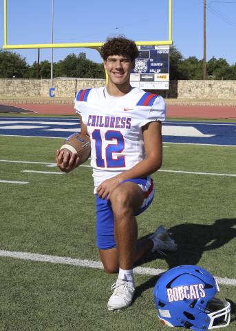 Childress’ Jacob Mora was recently named Amarillo Globe-News’ Happy State Bank Athlete of the Week. 