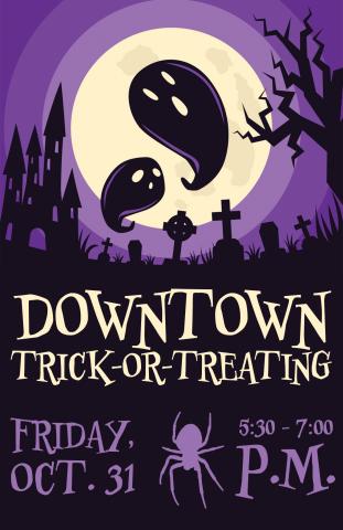Trick-or-treaters will hit downtown Childress from 5:30-7 p.m. Friday, Oct. 31 for Childress Chamber of Commerce’s Downtown Trick-or-Treating event. 