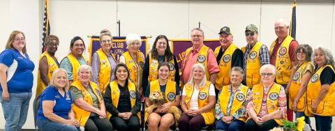 Wellington Lions Club welcomes guest speakers, Lions Brenda Meyer and Larissa Talamantez, of Darrouzett, who described the purpose of Lions Clubs International Foundation. 
