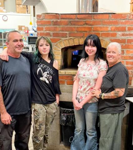 Wheat’s Artisan Bakery welcomes new owners Myles and Dana Barfield, along with their daughters, Hailee and Destiny. 