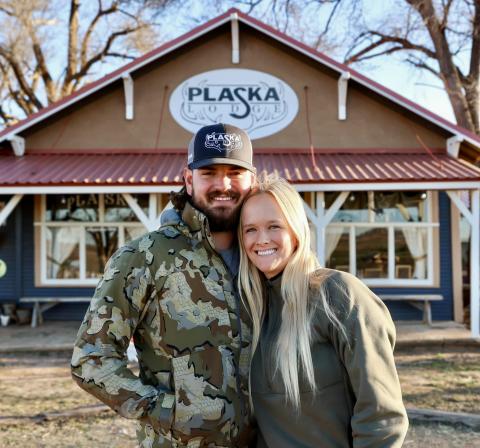 Camden and Teresa Packwood take over Plaska Lodge in March, stepping in for former owner and operator Oren Don Molloy, who founded the lodge in 1997. 