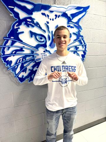 Childress’ Caleb Moore is selected to the 4th Annual Childress Rotary Holiday Invitational Large-School Division All-Tournament Team Saturday, Dec. 13 in Childress. 