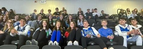 Wellington High School (WHS) Student Council, including WHS freshman Ava Peters, traveled to Dallas on Wednesday, Dec. 3 to attend a leadership event at the American Airlines Center, featuring several Dallas Maverick executive speakers. To top off the trip, the students and sponsors watched the Dallas Mavericks take on Miami Heat before the return trip, arriving home in the early morning hours of Thursday, Dec. 4.