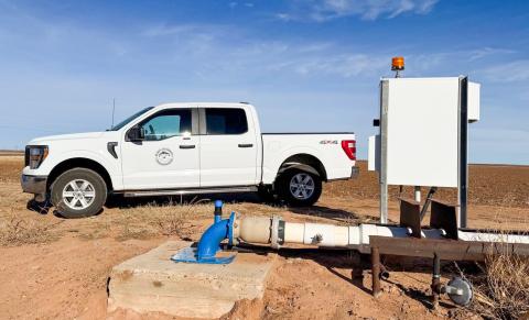 Making the rounds to measure levels of 166 area wells, the Mesquite Groundwater Conservation District staff began the task last week with a goal of having the data collected by mid-February.