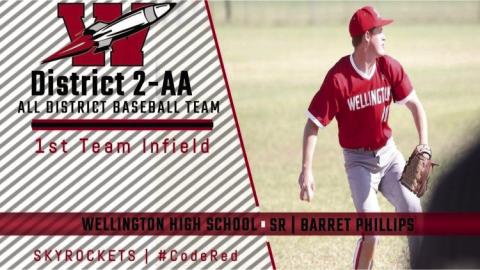 Barret Phillips, Senior, First Team Infield Courtesy Images