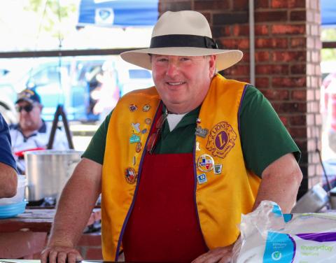 The Memphis Lions Club hosts the 70th Annual Park Opener Friday, May 8 at the Memphis City Park, welcoming dozens for a barbecue-hamburger meal, as well as entertainment by the Memphis High School band and raffle-style prize giveaways provided by local businesses. ELIZABETH TANNER/THE GREENBELT INTREPID