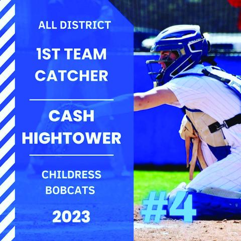 CashHightower,Sophomore,FirstTeamCatcher Courtesy Photos