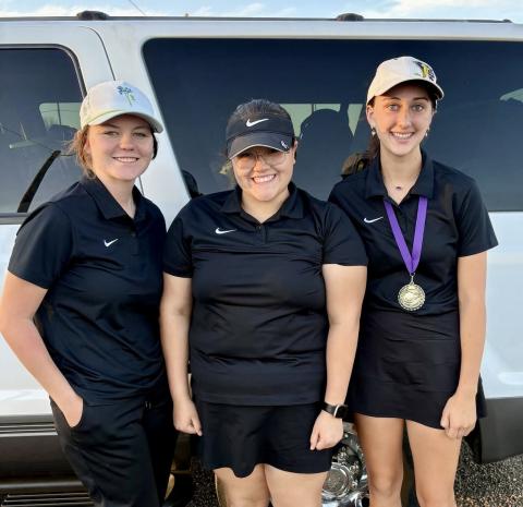 The Memphis Lady Cyclone golf team competes in the Spring Preview Monday, March 3 at Palo Duro Creek Golf Course in Canyon, where Lillie Ollinger took a fifth-place individual finish. Memphis ISD