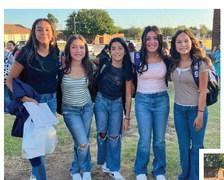Childress Junior High School students celebrate busy first week of school