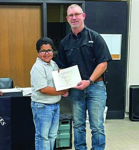 Memphis ISD recognizes Superintendent’s List, Employee of the Month honorees