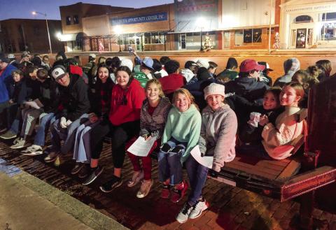 Collingsworth youth serenade residents with Christmas carols